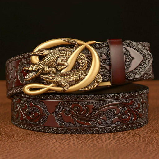 Esprit Animal Belt With Buckle In The Shape of Three Crocodiles, Ross Model