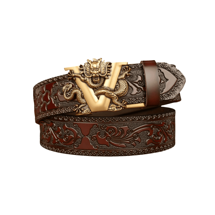 Esprit Animal Belt With Dragon and Letter V Pattern, Zishan Model