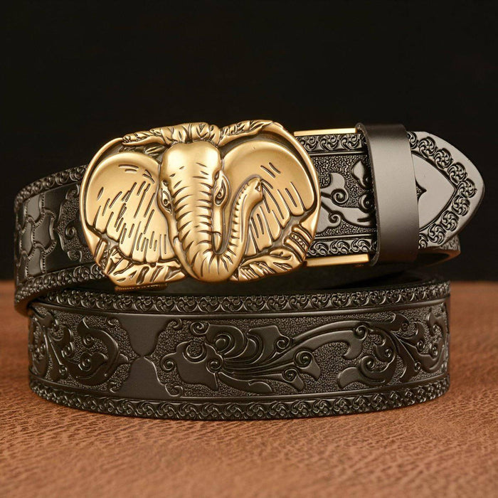 Esprit Animal Belt With Elephant Head Pattern, Rowen Model