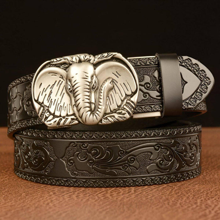 Esprit Animal Belt With Elephant Head Pattern, Rowen Model