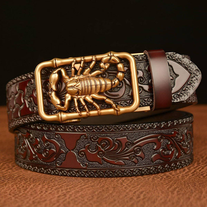 Esprit Animal Belt With Scorpion Pattern, Walker Model