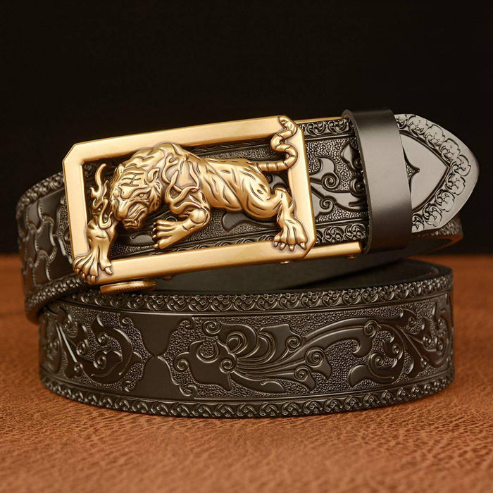 Esprit Animal Belt With Tiger Pattern, Kamoni Model