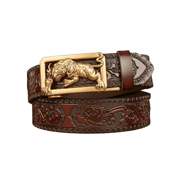 Esprit Animal Belt With Tiger Pattern, Kamoni Model