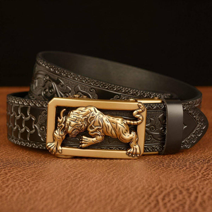 Esprit Animal Belt With Tiger Pattern, Kamoni Model