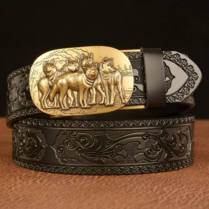 Esprit Animal Belt With Wolf Pack Pattern, Scott Model