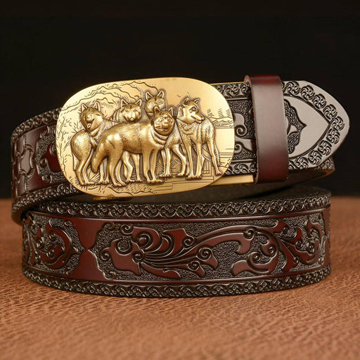 Esprit Animal Belt With Wolf Pack Pattern, Scott Model