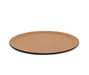 Essential Design Round Tray with Waterproof Calfskin Leather for Modern Home Decor