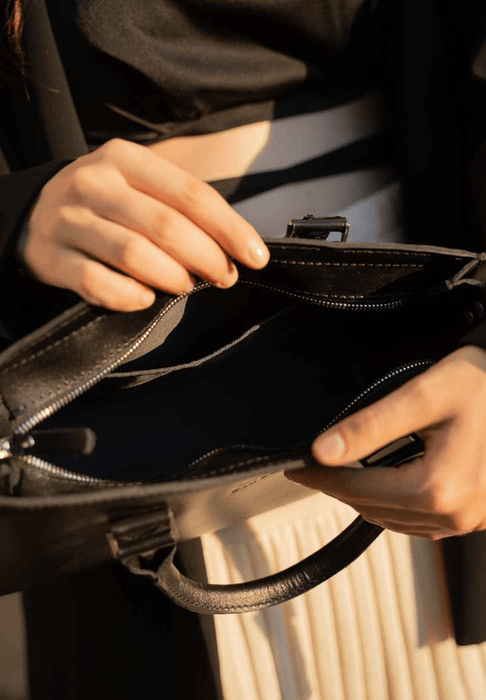 Unique leather handbag for women