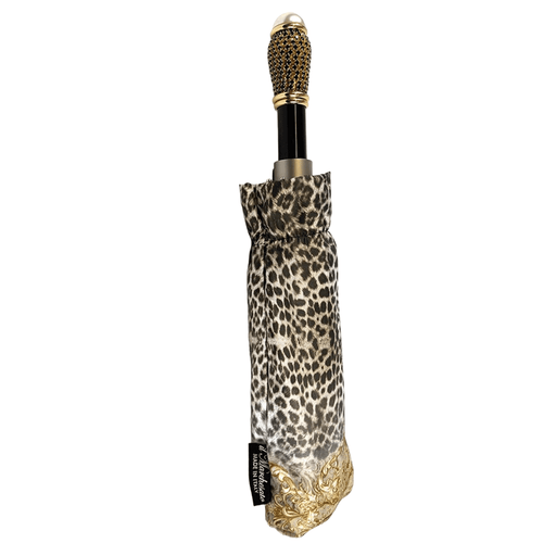 Exclusive Beautiful Leopard Print Folding Umbrella