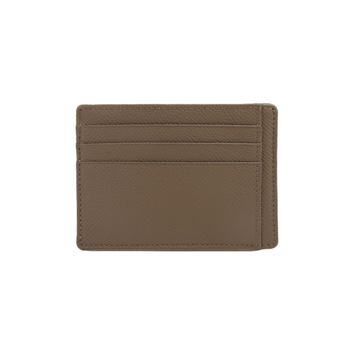 Exclusive Beige Minimalist Leather Card Holder