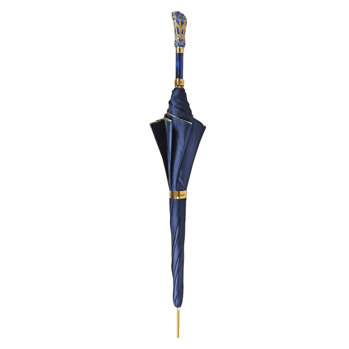 Exclusive Blue Umbrella with Turquoise Crystals