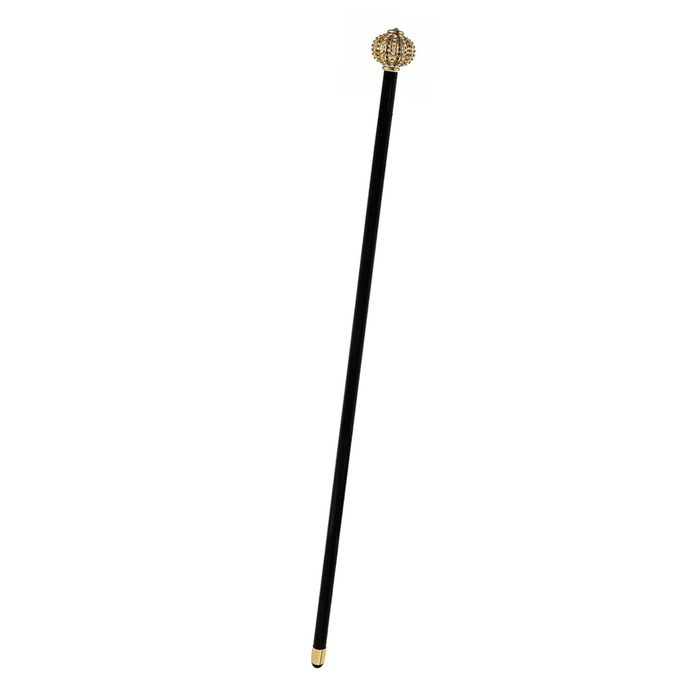 Exclusive Brass Onion Handle with Crystals Walking Stick