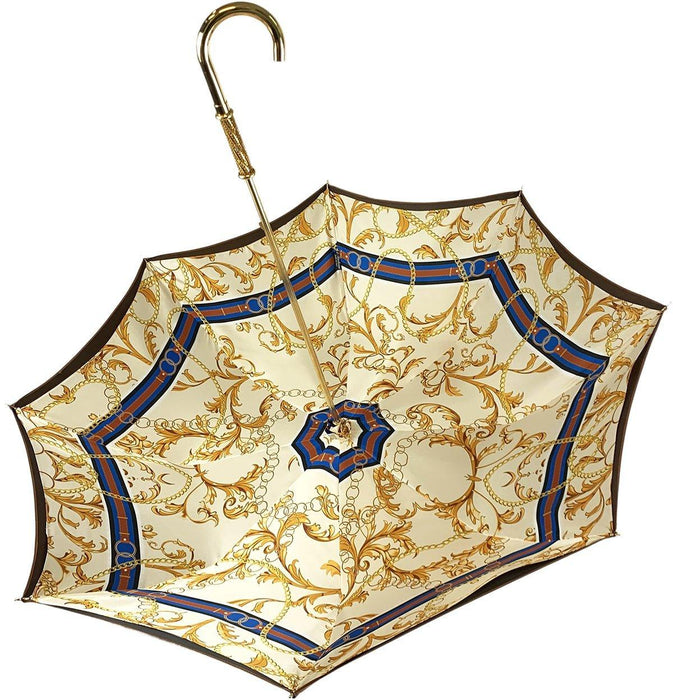 Exclusive Bronze Color Umbrella with Chains Pattern