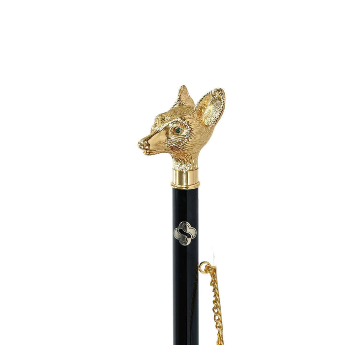 Exclusive Chic Golden Fox Handle Shoehorn