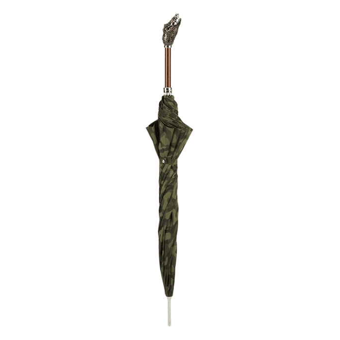 Exclusive Crocodile Handle Khaki Camouflage Umbrella