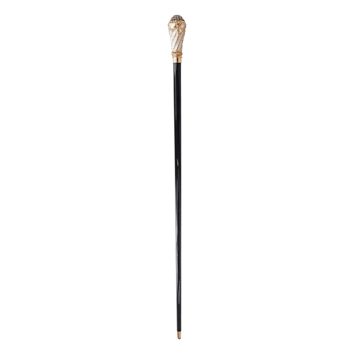 Exclusive Crystals Handcrafted Knob Walking Stick