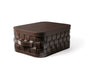 Exclusive Demetra Small Rectangular Basket with Lid