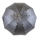 Exclusive Design Elegant Striped Blue and Gray Umbrella