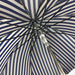 Exclusive Design Elegant Striped Blue and Gray Umbrella