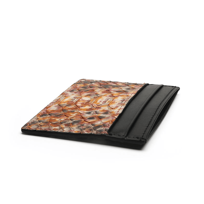 Exclusive Design Python Leather Card Holder