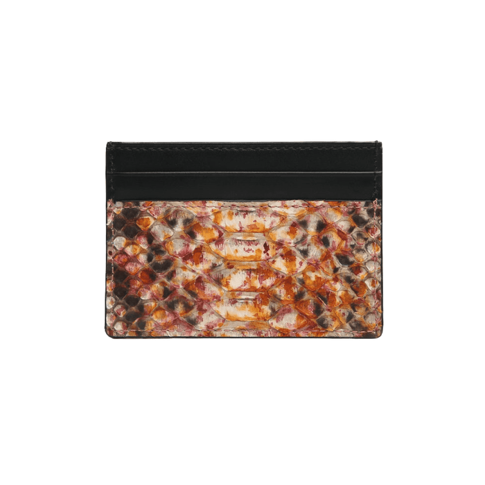 Exclusive Design Python Leather Card Holder