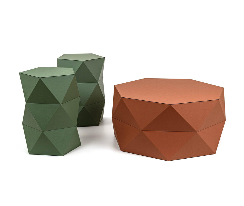 Stylish Euclide stool with exclusive designer geometrical design