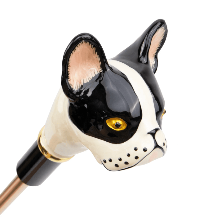 Exclusive French Bulldog Handle Folding Umbrella