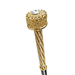 Exclusive Golden Walking Cane with Crystals