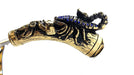 Exclusive Handle with 24K Golden Scorpion and Crystals