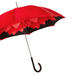 Exclusive Ladybug Handle Double Cloth Red Flowered Interior Umbrella