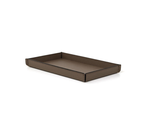 Exclusive Leslie Rectangular Tray with Premium Leather Display