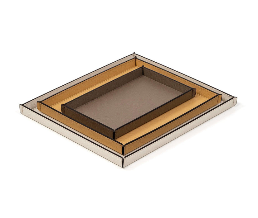 Exclusive Leslie Tray with Refined Leather Display for Stylish Storage