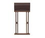 Elegant modern Chelsea folding stool for contemporary home decor