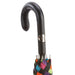 Exclusive Multicolor Stripes Umbrella with Leather Handle