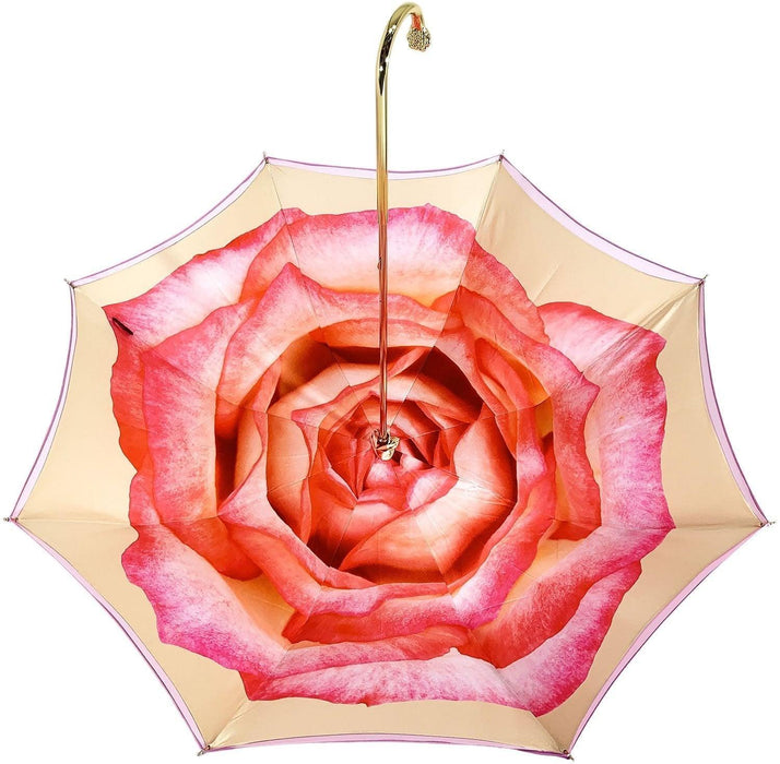 Exclusive Pink Umbrella with Rose Design