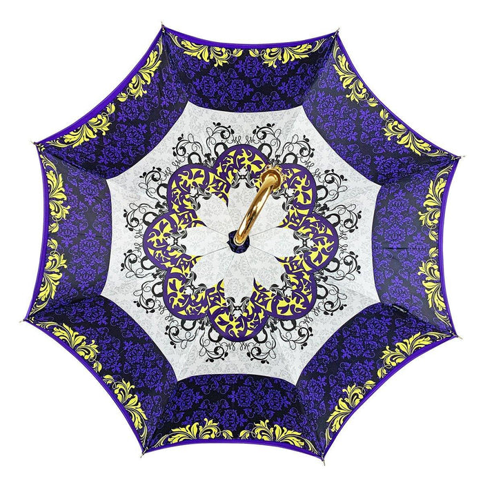 Exclusive Purple Umbrella with Yellow Crystals