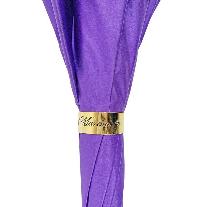 Exclusive Purple Umbrella with Yellow Crystals