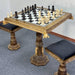 Exclusive Royal Handmade Wooden Chess Set, Chess Table