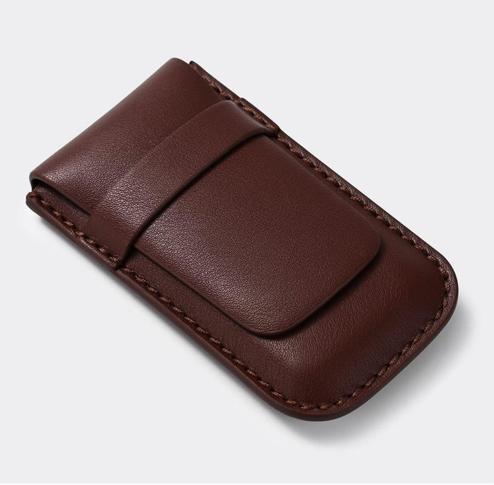 Exclusive Single Slot Leather Flap Watch Pouch