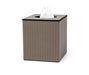 Square tissue box with magnetic lid in an exclusive design