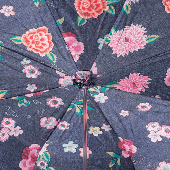 Exclusive Unique Design Jeans and Flowers Print Umbrella for Women