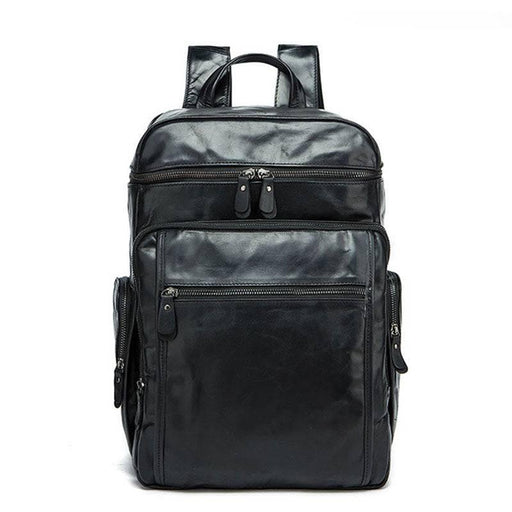 Exclusive Unique Men's Leather Travel Backpack