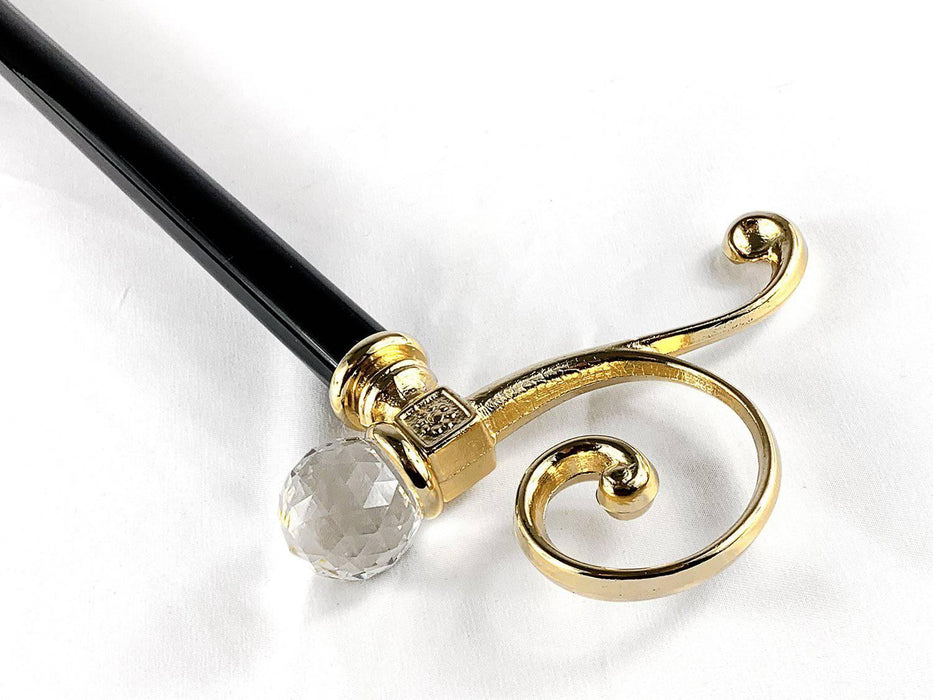 Exclusive Walking Cane With Swarovski Crystal