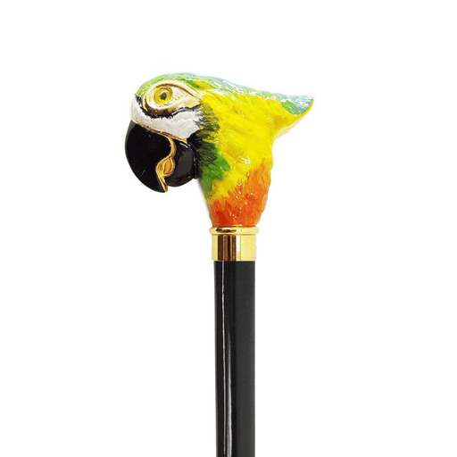 Exclusive Walking Stick With Parrot Handle