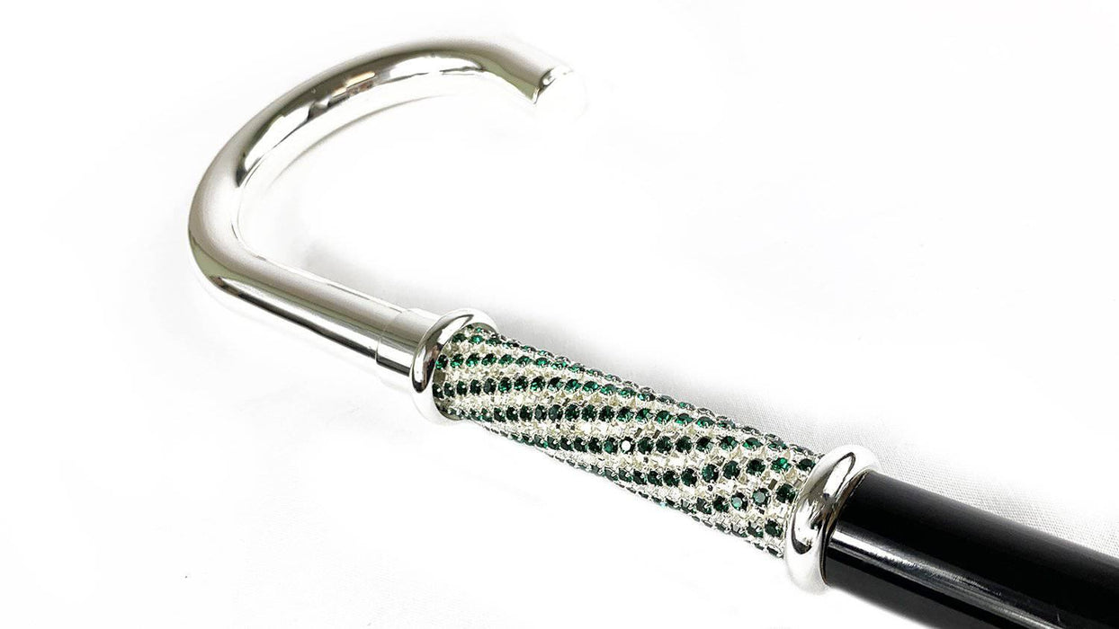 Exclusive Walking Stick With Silver-plated Handle