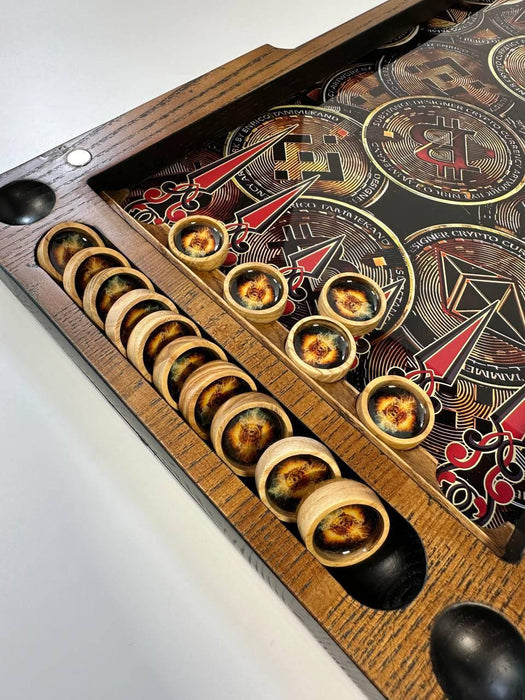 Exclusive Wooden Backgammon Set, Luxury Gift Idea For Friend