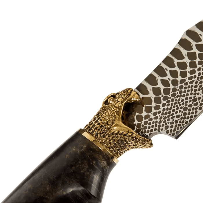 Exquisite Design and Functionality Snake Skin Knife