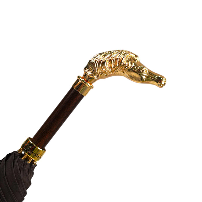 Exquisite Men's Luxury Umbrella with Elegant Horse-Handle