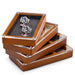 Exquisite Wood Jewelry Tray with Magnetic Acrylic Cover