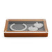 Exquisite Wood Jewelry Tray with Magnetic Acrylic Cover